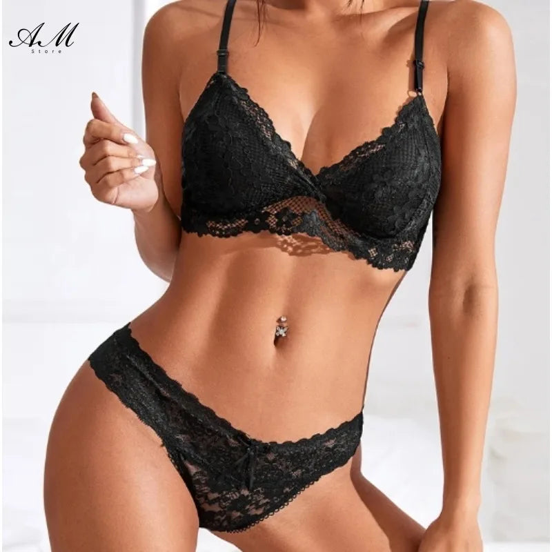 Lace Bliss Seamless Bra & Panty Set